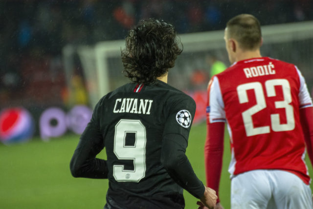 Photo de Cavani (PSG) en match